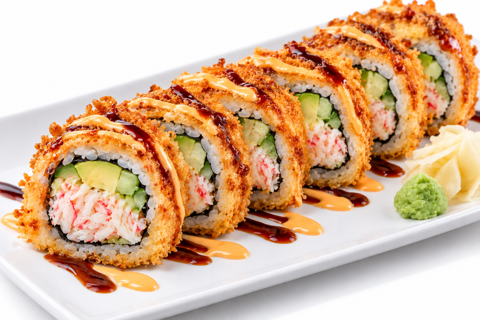 Cali-Roll (Special)-Fried Sushi