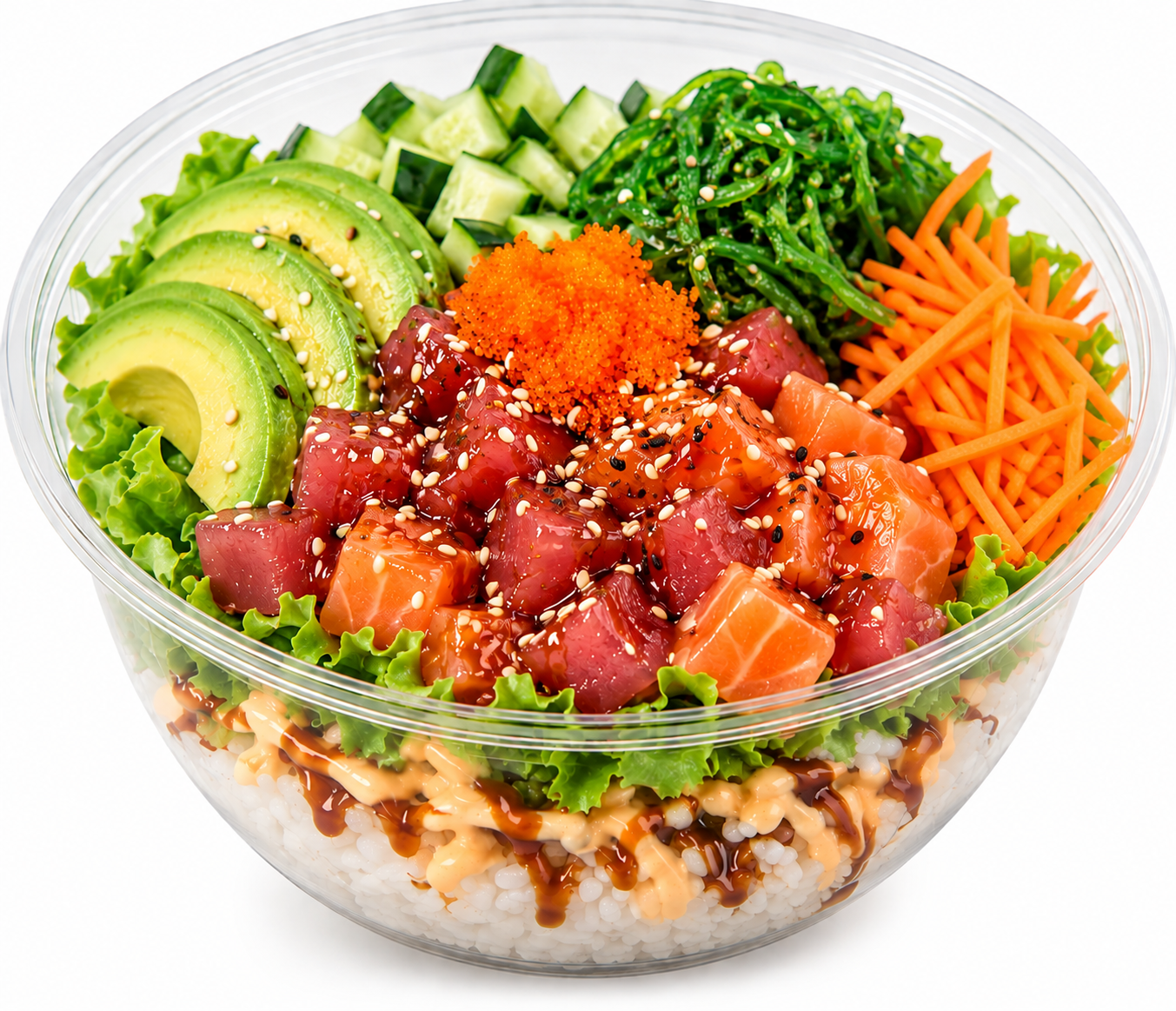 Salmon + Tuna Combo Bowl