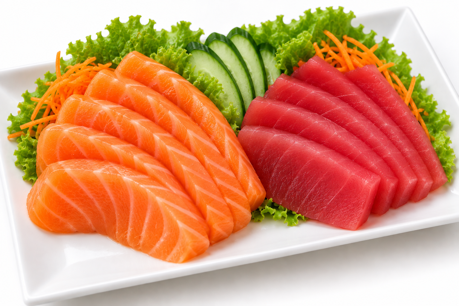 Sashimi combo (salmon+tuna)