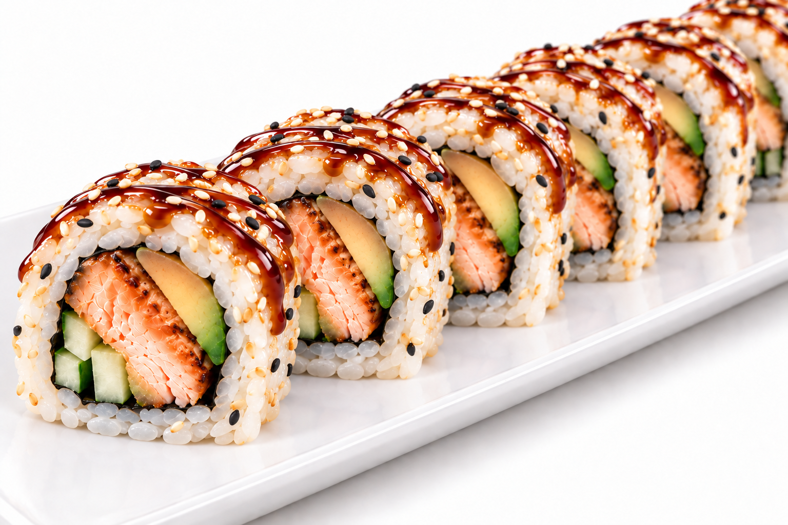 Grilled Salmon Roll