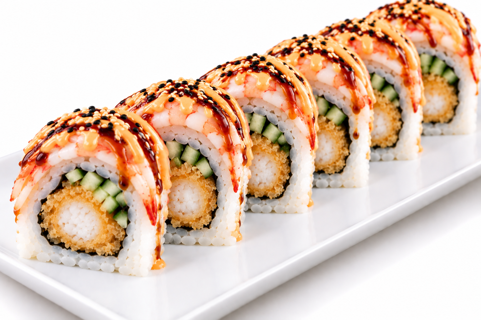 Ebi shrimp Tiger Roll