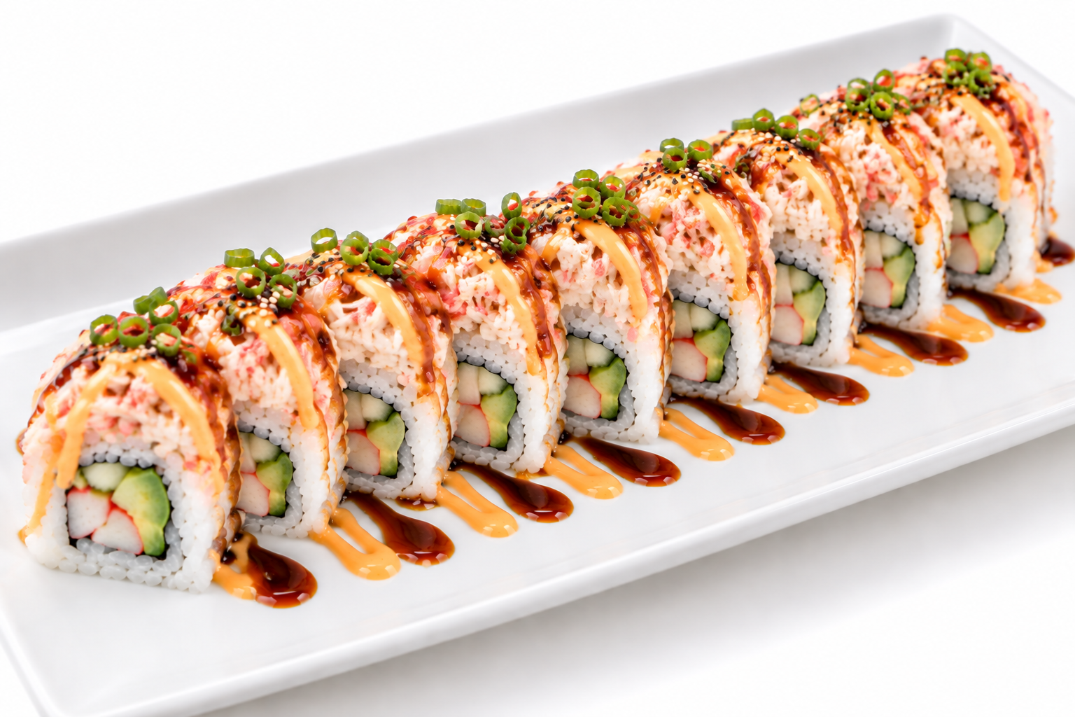 White dragon roll